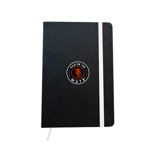 You're On Mute A5 Notebook (White) – Perfect for Meetings & Corporate Gifting