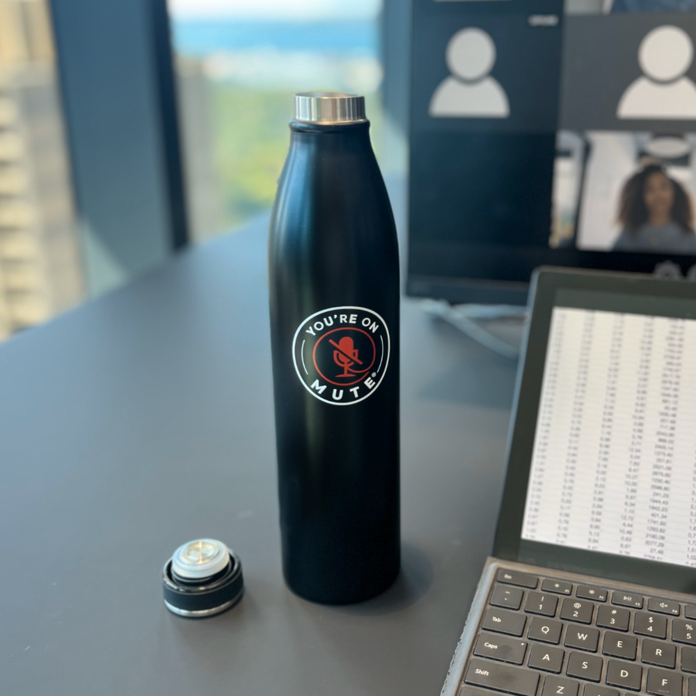 You're On Mute Double Wall Insulated Flask – Perfect for Online Meetings & Corporate Gifting_In online meeting