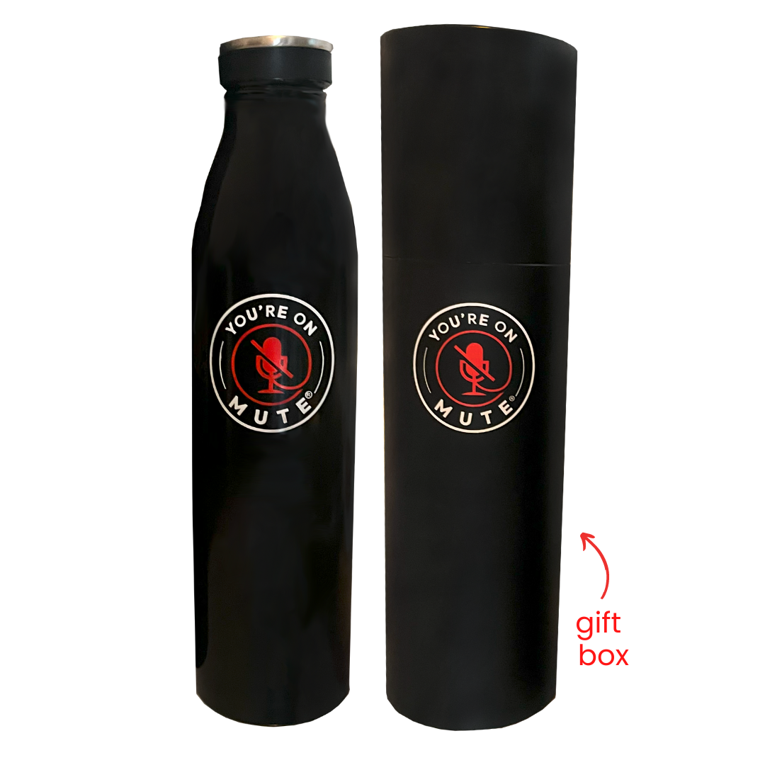 You're On Mute Double Wall Insulated Flask – Perfect for Online Meetings & Corporate Gifting with gift box