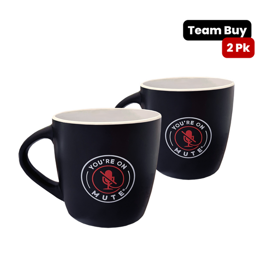 You're On Mute Official - Team Mugs, 2 Pack!